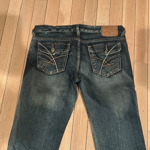 BUNDLE - Two Size 7 Amethyst & Silver Y2K Low Rise & Flared Jeans - Picture 8 of 15